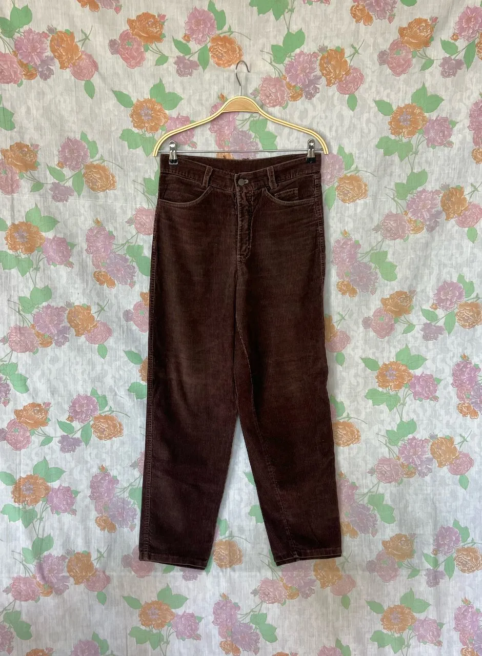 90's Brown Corduroy Pants