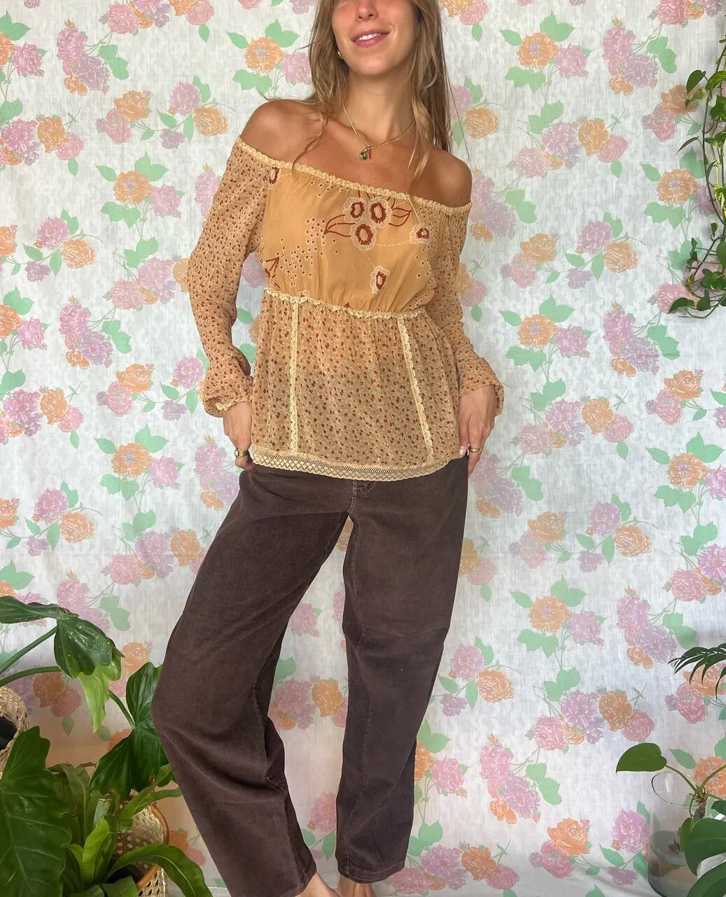 90's Brown Corduroy Pants