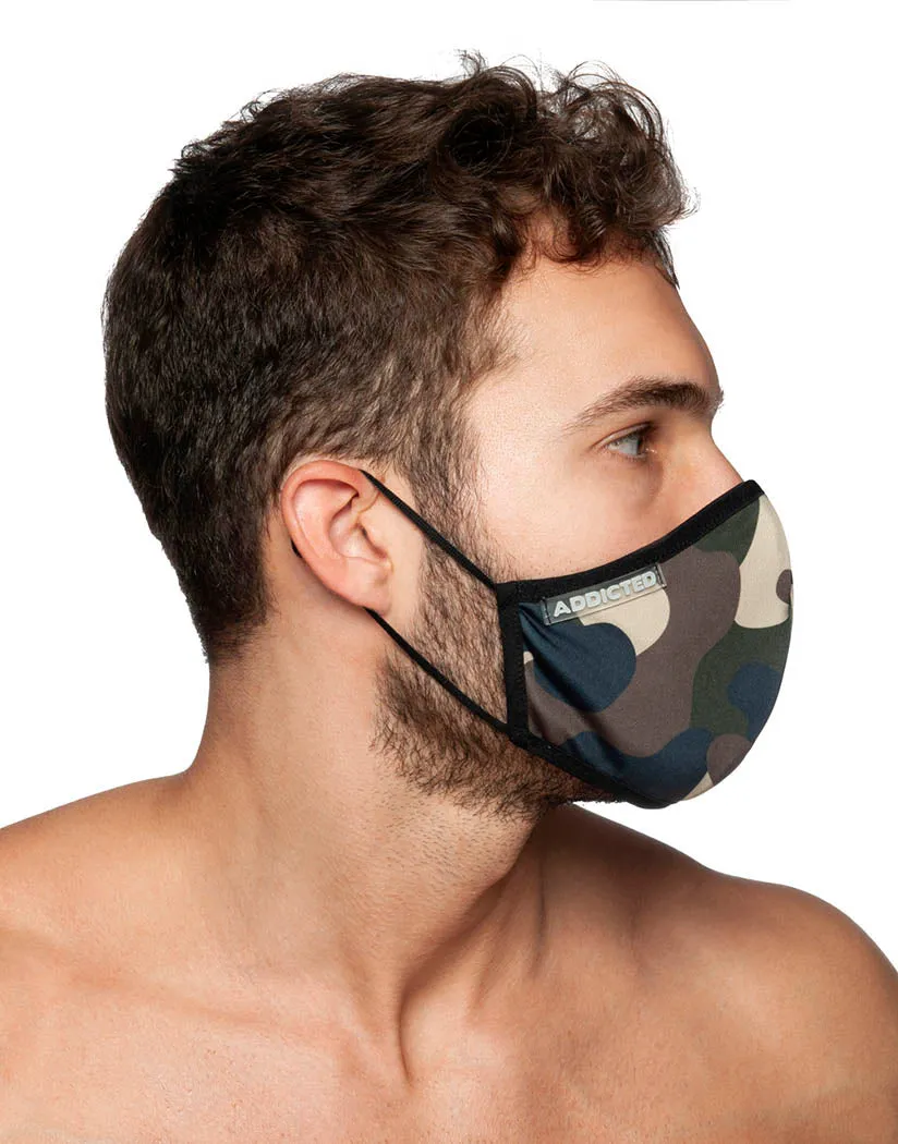Addicted Camo Face Mask AC087