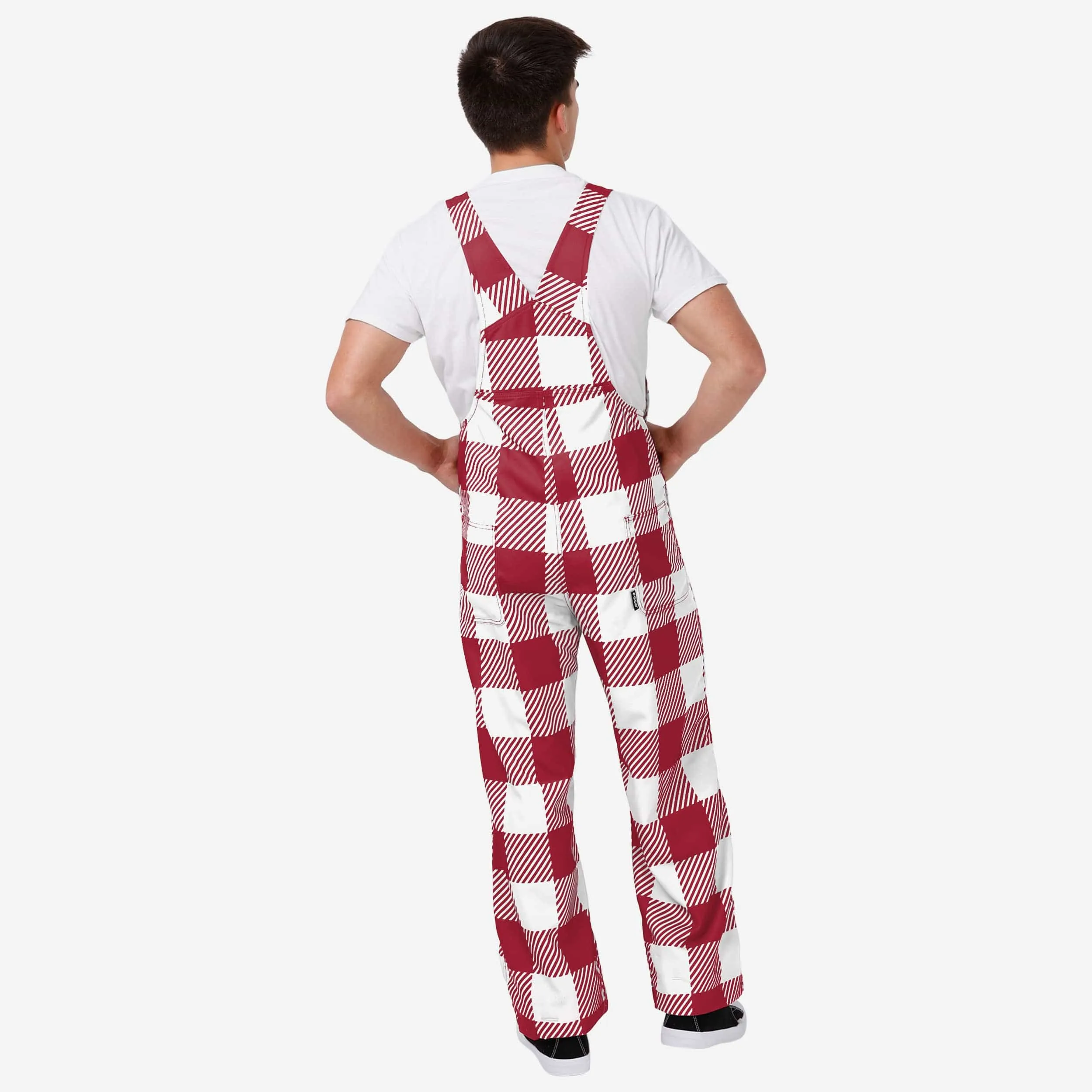 Alabama Crimson Tide Mens Plaid Bib Overalls