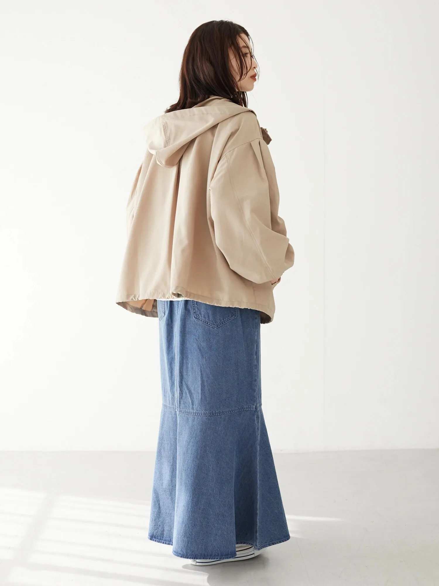 Ameris Mermaid Denim Skirt