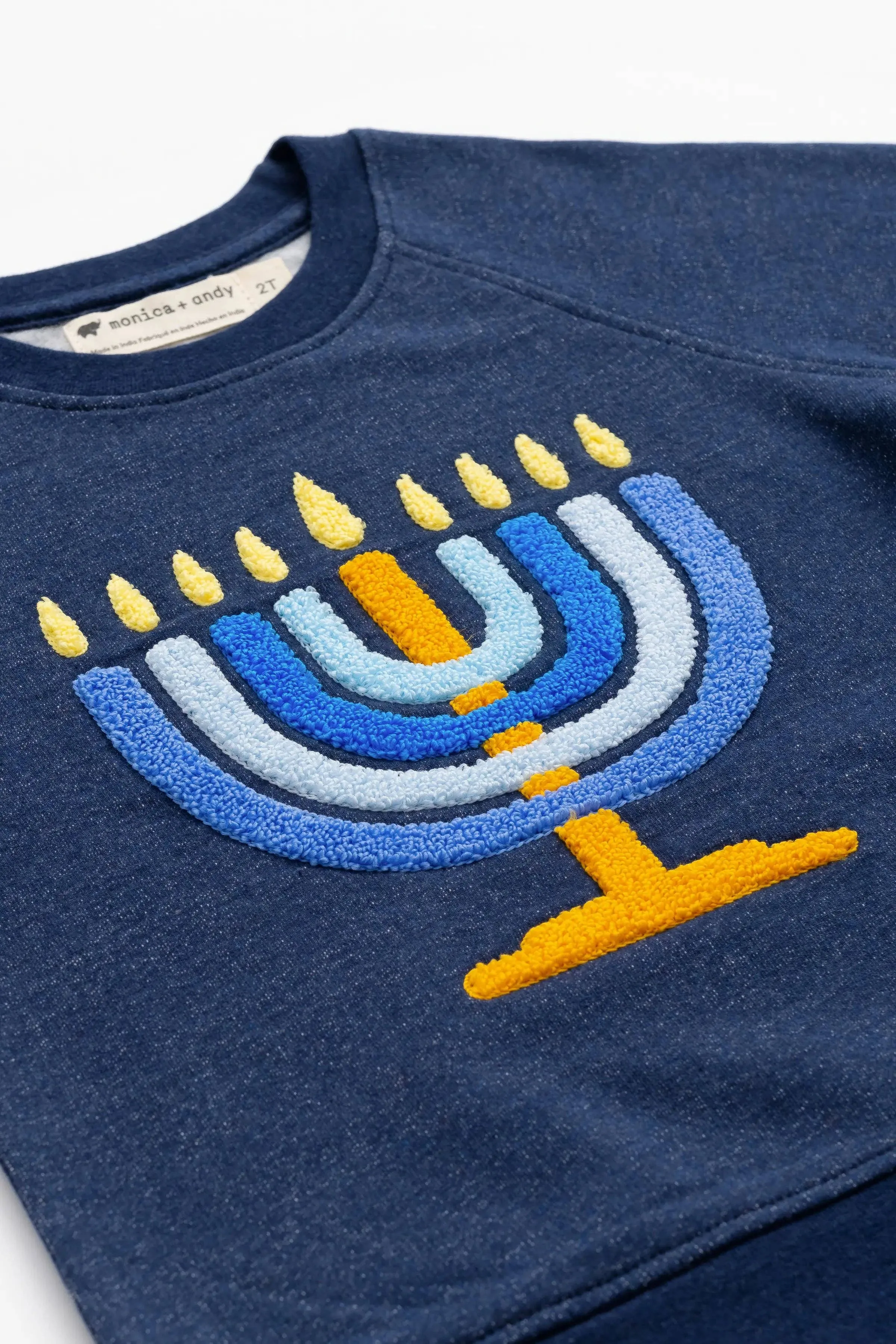 Baby Menorah Sweatshirt and Pants Set by Monica   Andy - (Sizes 0 - 24M)