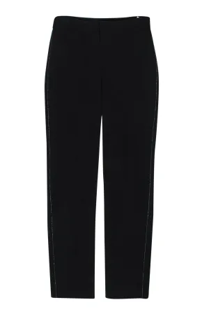 Bailey 44 - Black Metallic Piped Skinny "Travis" Slacks Sz 4