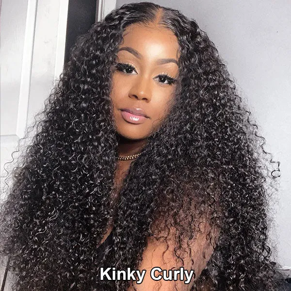 BOGO Long 26inches-32inches Straight/Wavy/Curly Wear Go Wig Various Styles Pre-cut 6x4 HD Lace Wig