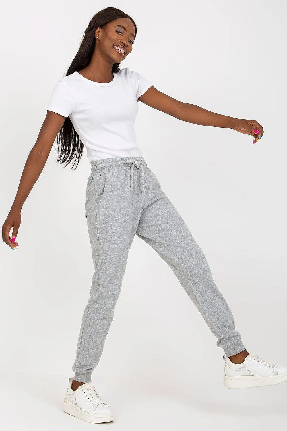 Chic High-Waisted Relaxed Fit Lounge Pants with Pockets and Adjustable Tie