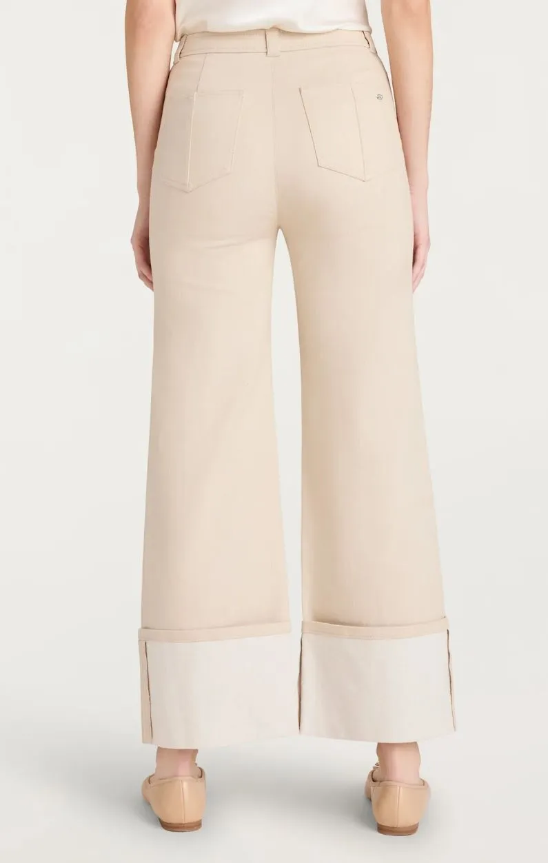 Cinq a Sept Cuffed Benji Pant in Khaki