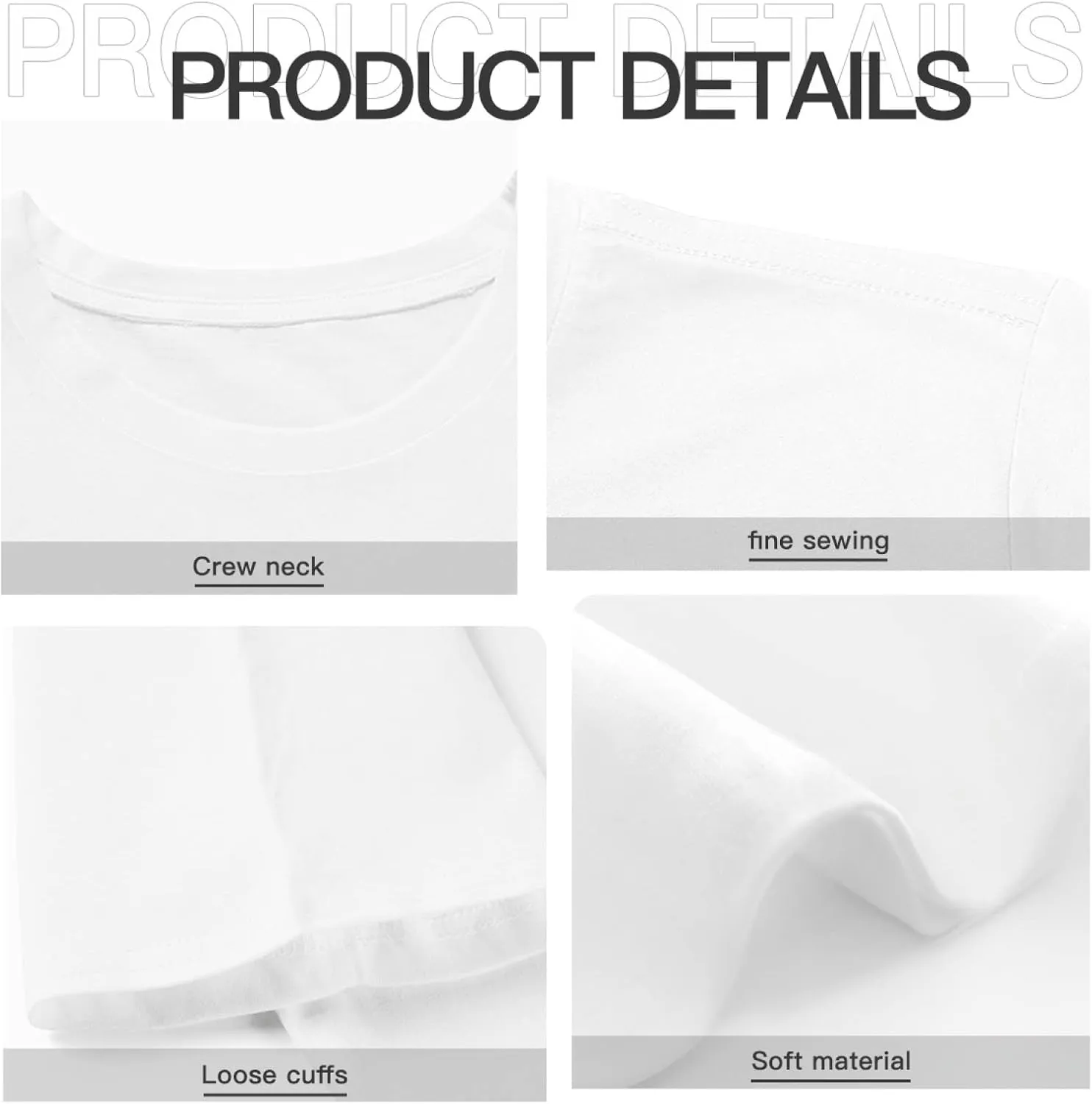 Custom T Shirts Made in USA Bulk Customized Heavy Cotton Short Sleeve Tee Shirt Personalized Unisex Shirt with Logo Text