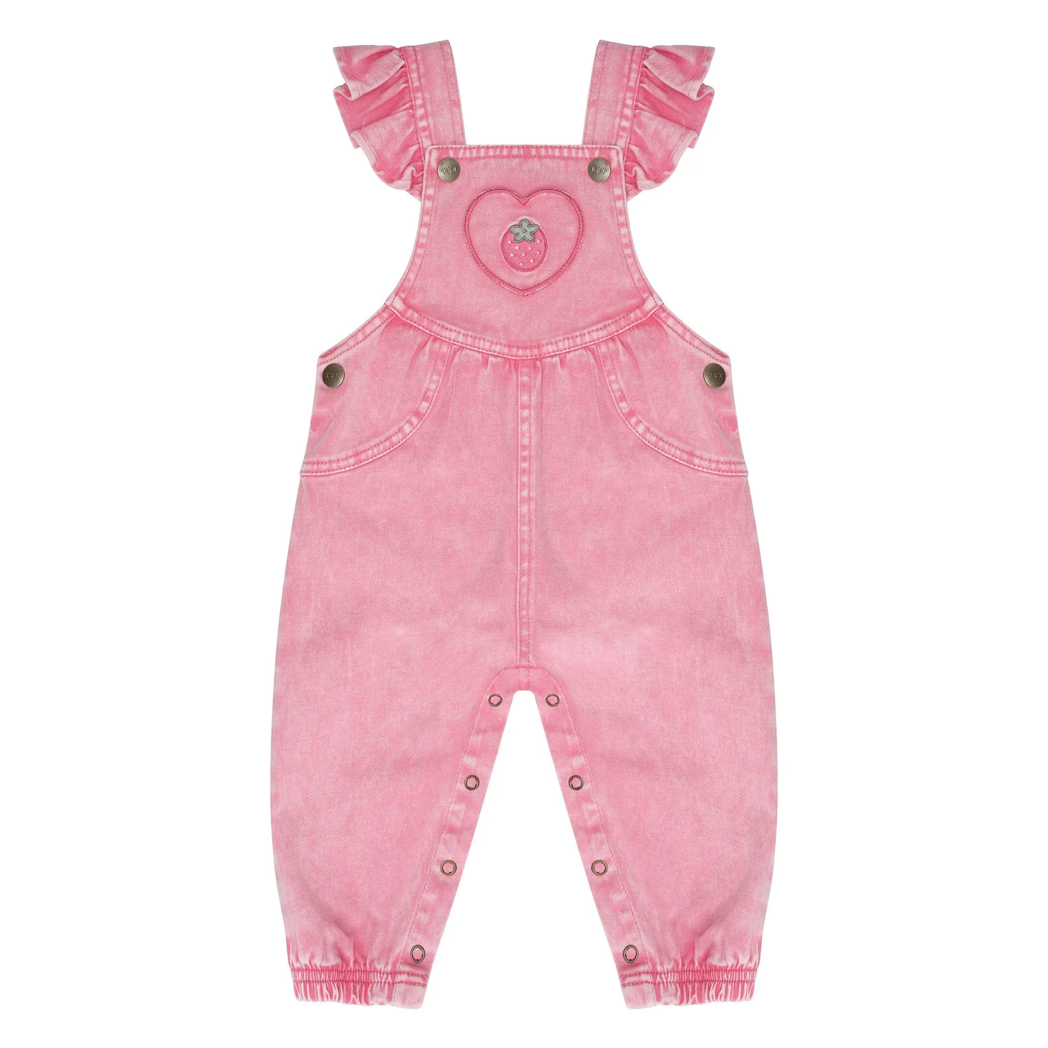 Huxbaby Berry Vintage Overall - Bubblegum