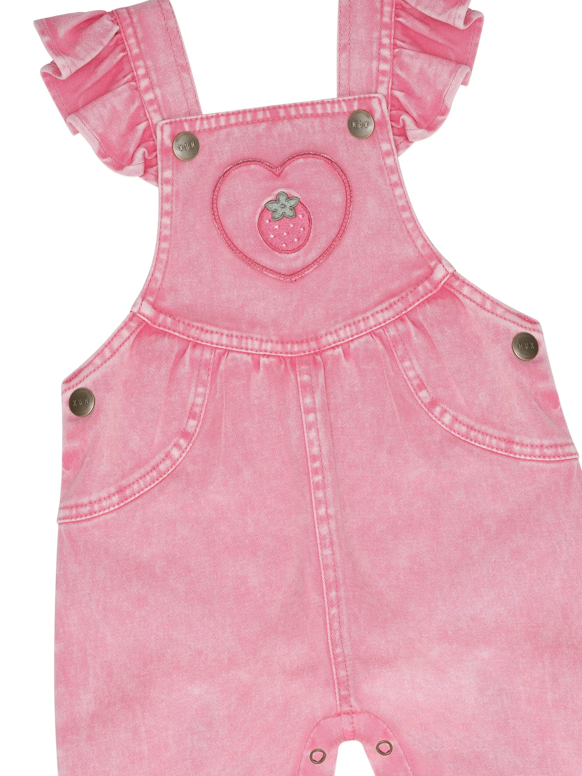 Huxbaby Berry Vintage Overall - Bubblegum