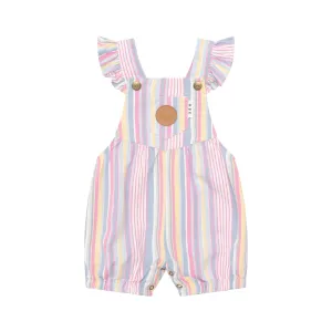 Huxbaby Bubble Onesie - Rainbow Stripe