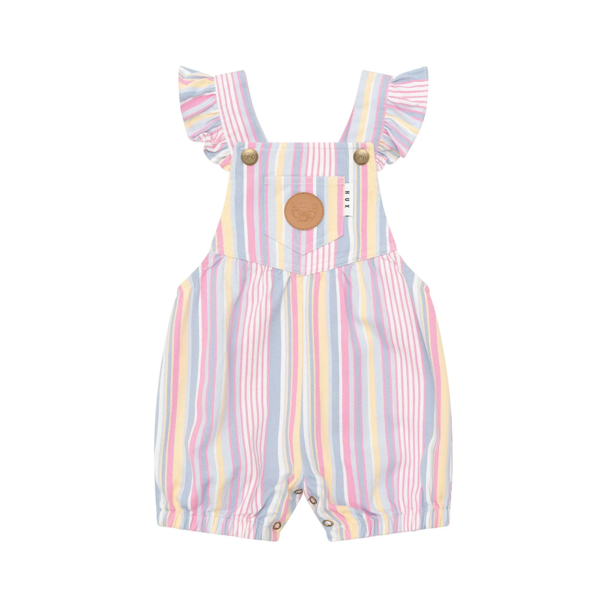 Huxbaby Bubble Onesie - Rainbow Stripe