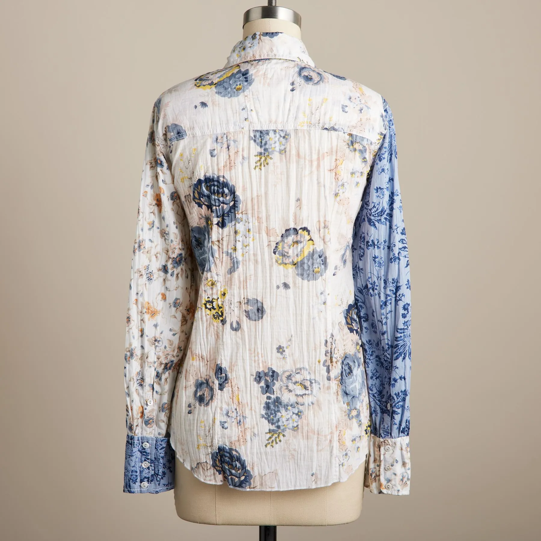 Joyful Patchwork Shirt, Petite