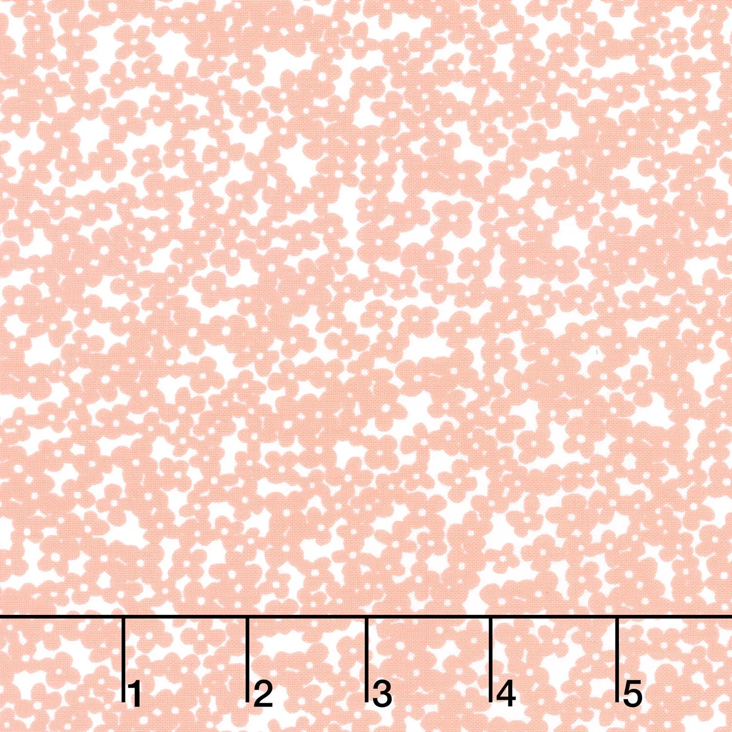 Juliette - Tiny Floral Light Coral Yardage