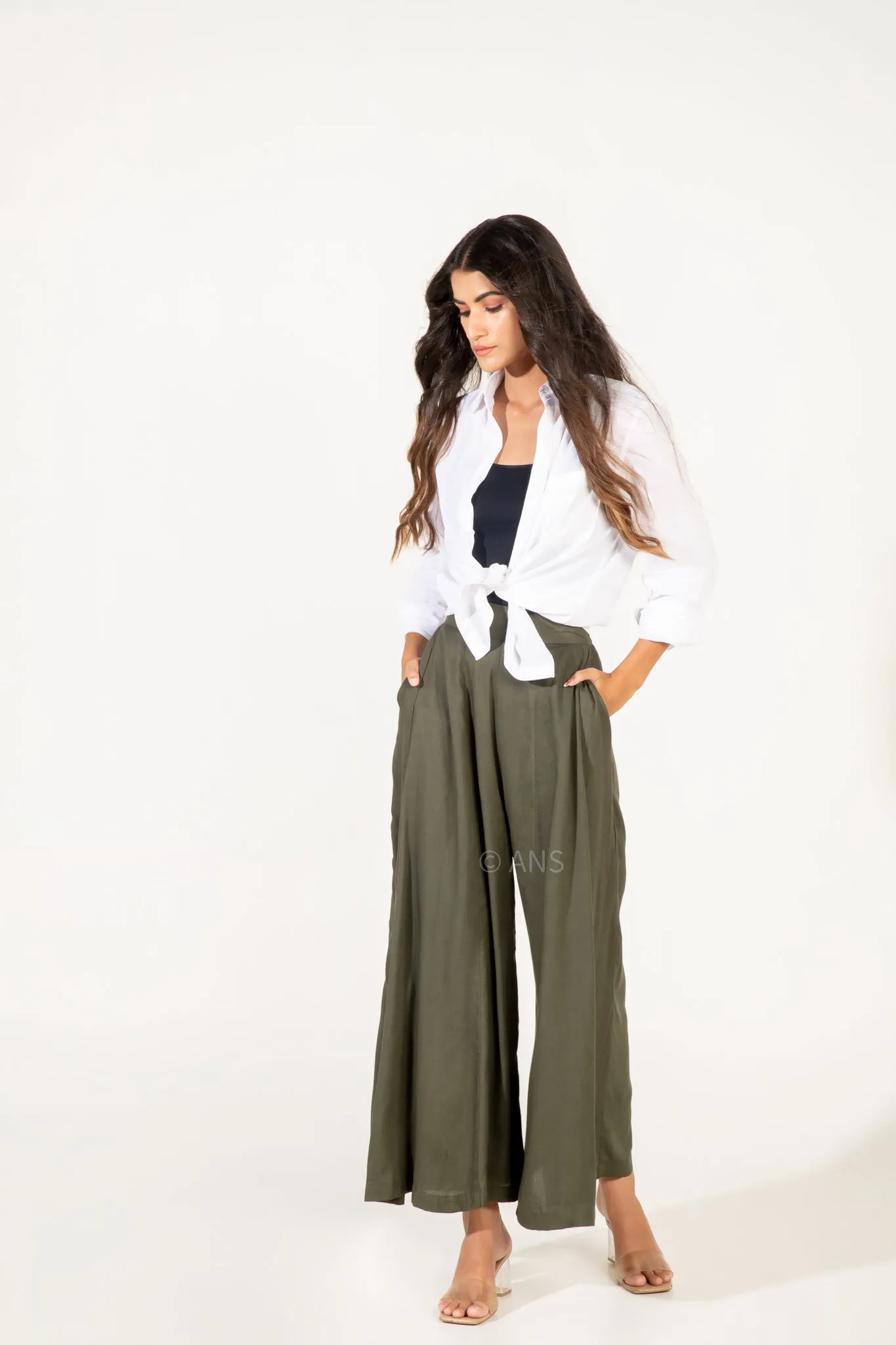 KAYRA OLIVE PANTS