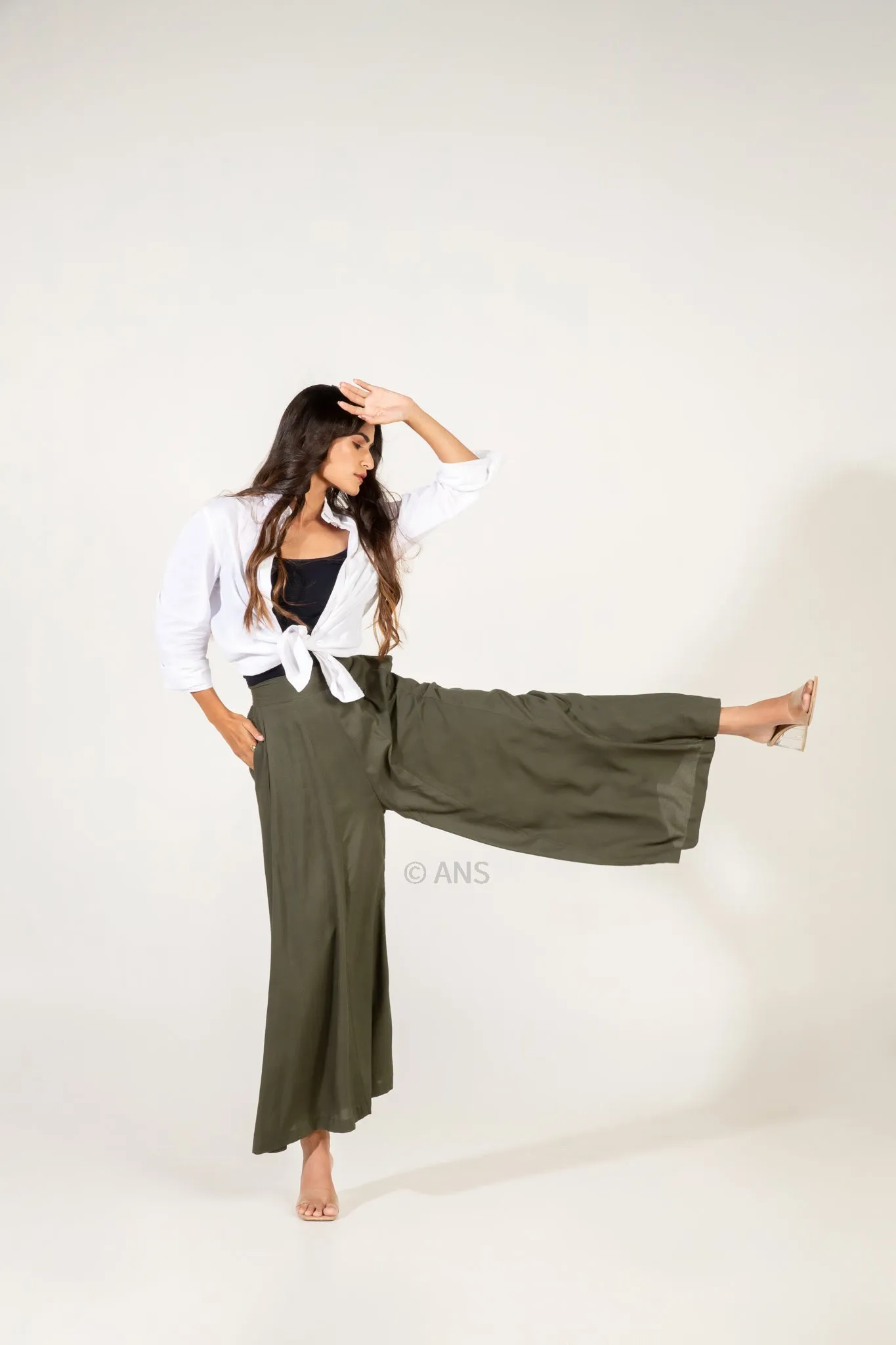 KAYRA OLIVE PANTS
