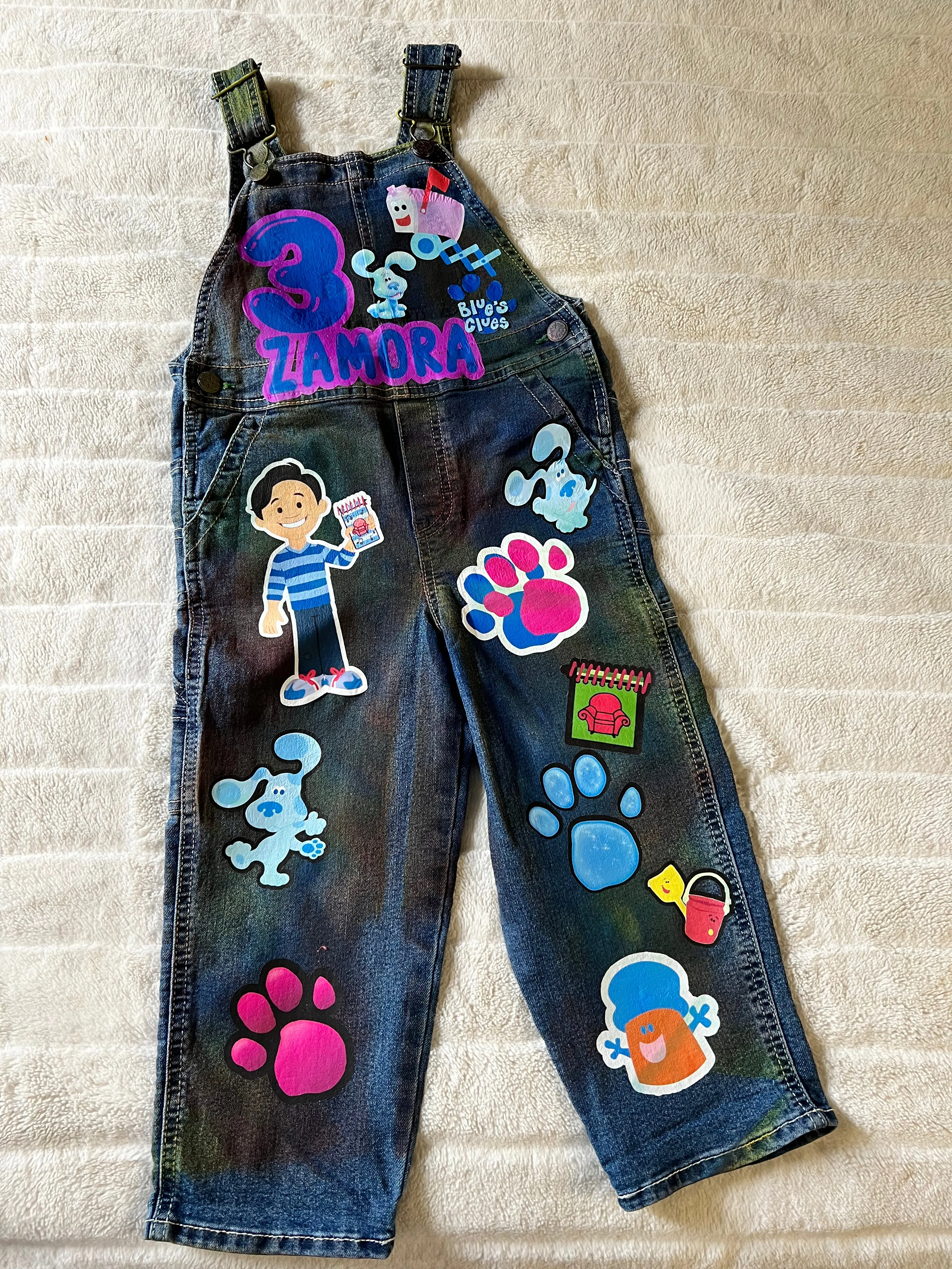 Kids Custom Birthday overalls