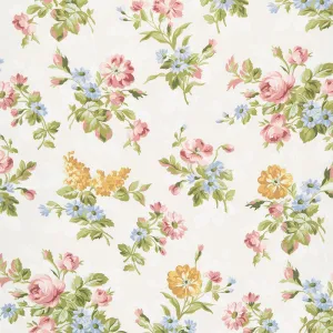 Midnight Garden - Floral Bouquet Taupe Yardage