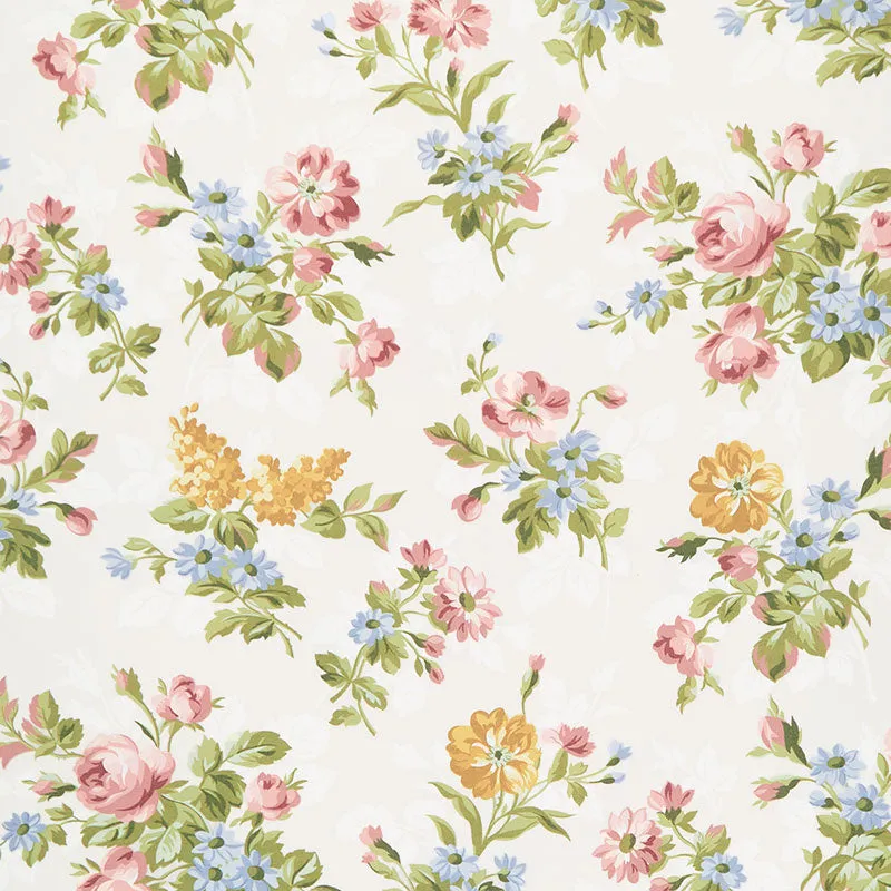 Midnight Garden - Floral Bouquet Taupe Yardage