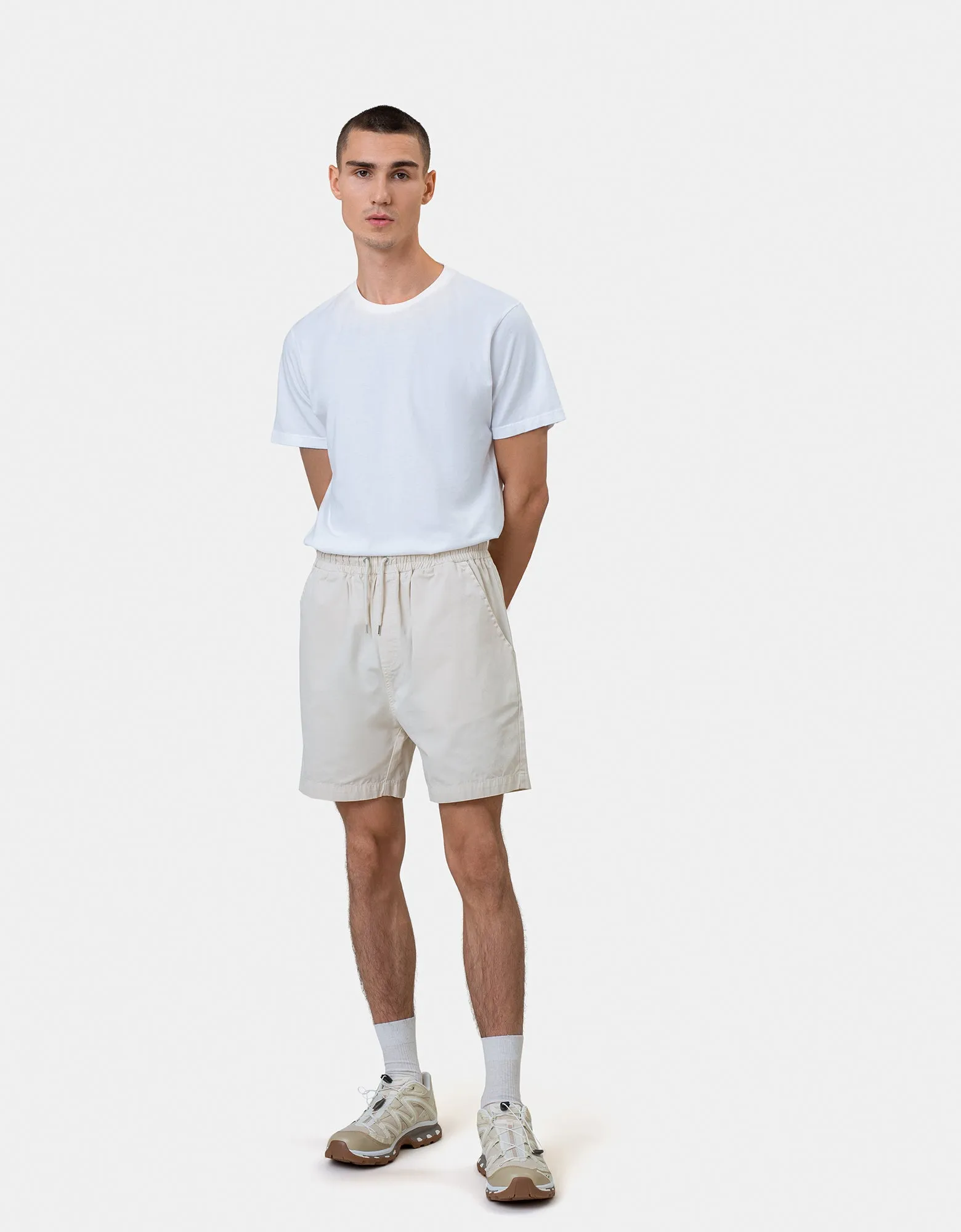 Organic Twill Shorts - Sandstone Orange