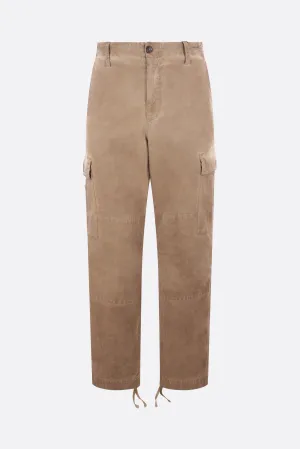 Overdyed Utility Cotton Cargo Trousers