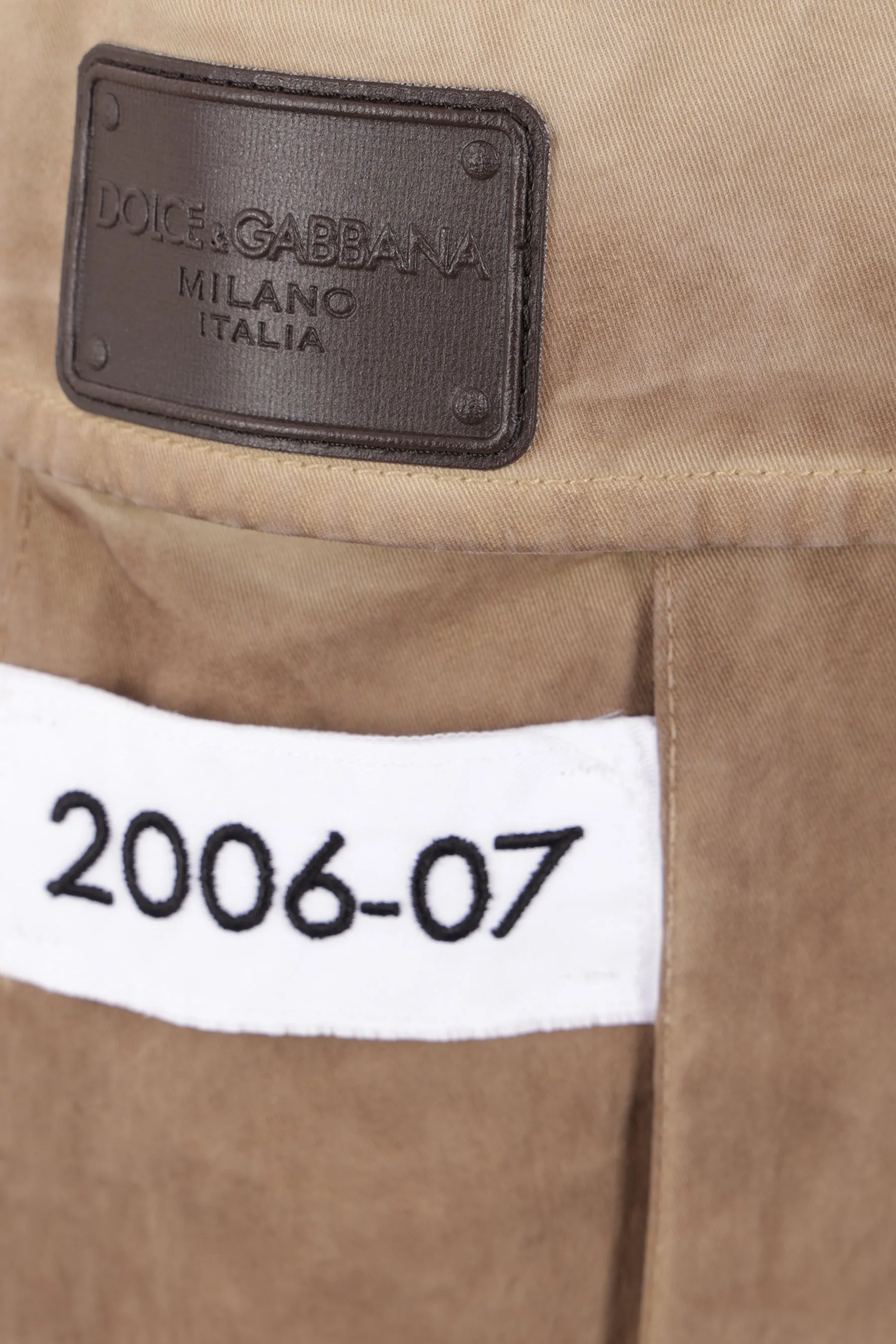 Overdyed Utility Cotton Cargo Trousers