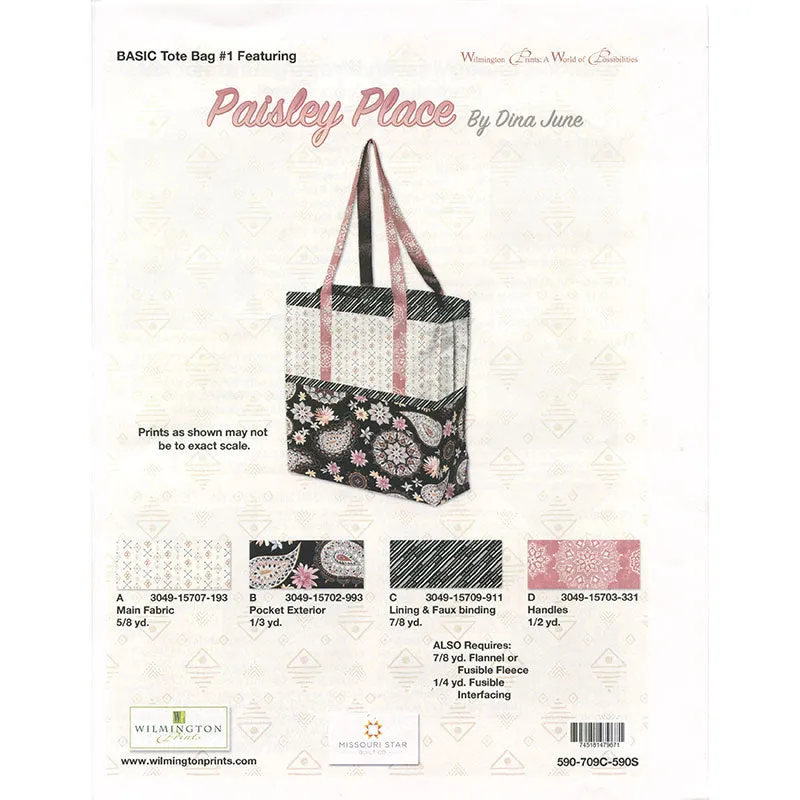 Paisley Place Tote Bag Kit