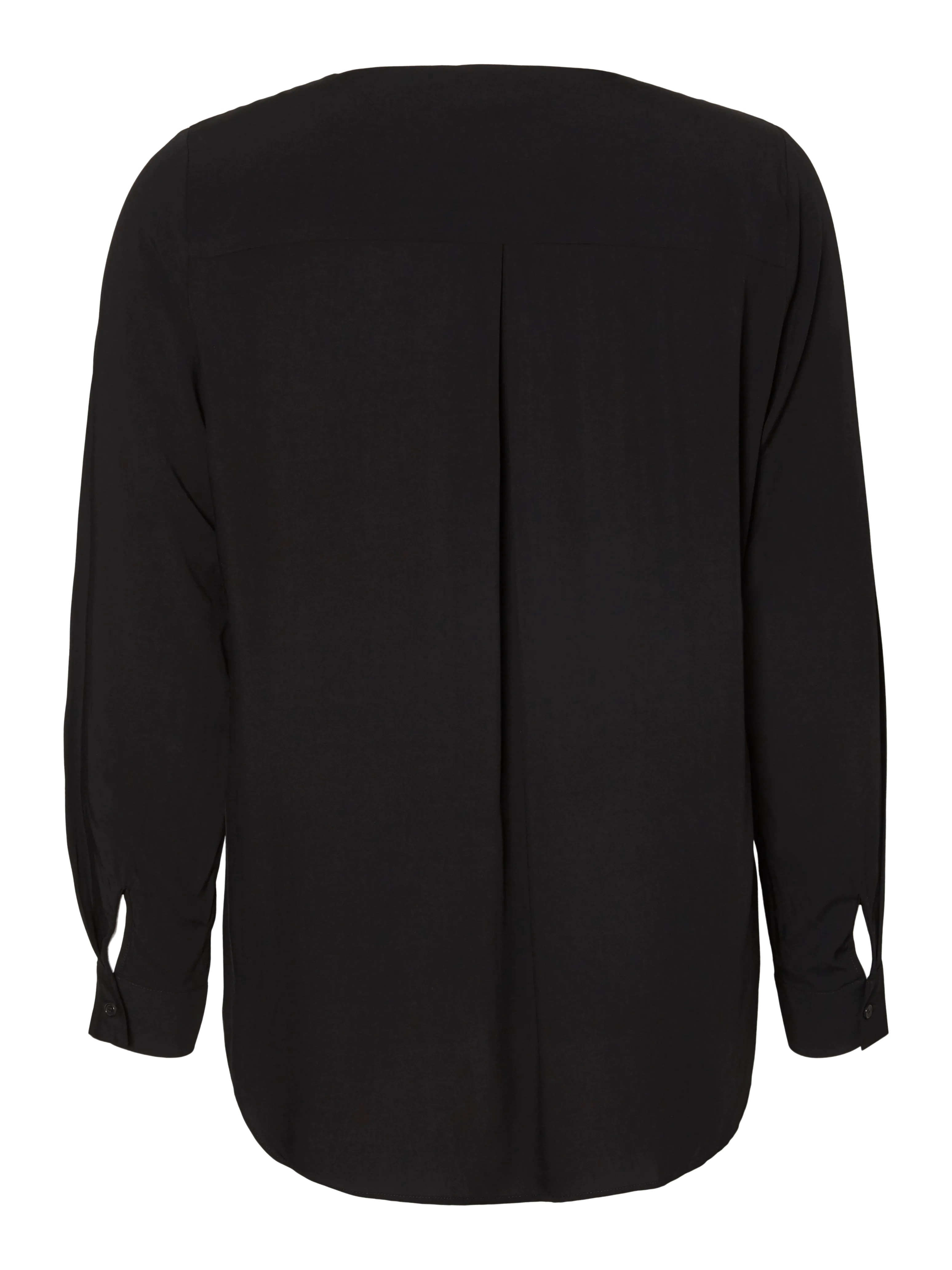 PLUS VERONICA LONG SLEEVE SHIRT BLACK IRIS