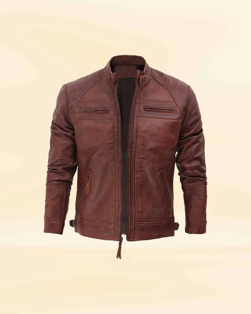 Rider's Rebel Riveted Racer leather jacket