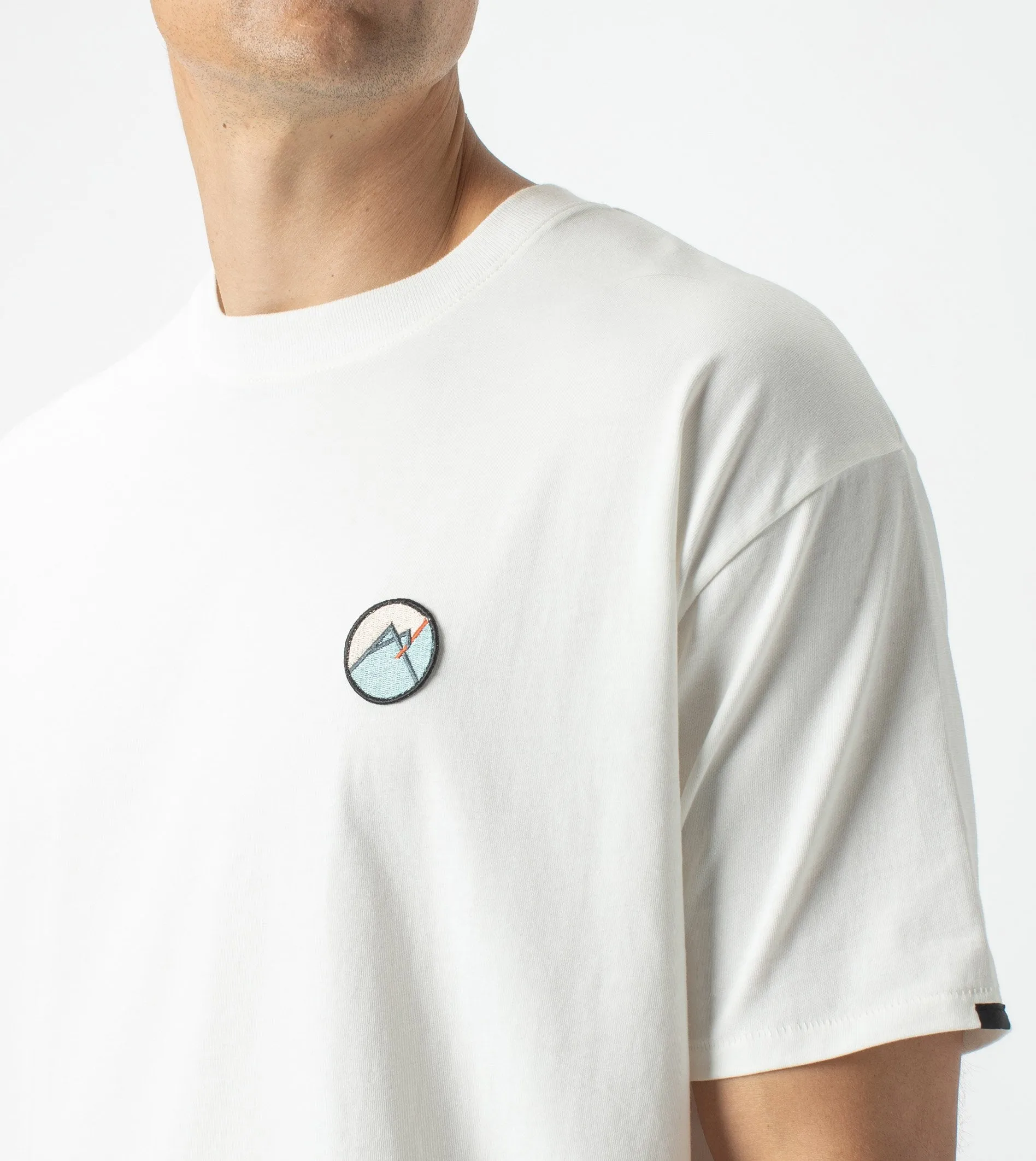 Summit Patch Box Tee Milk