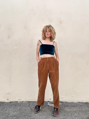 Vintage JH Collectibles Brown Wide Wale Corduroy Pants