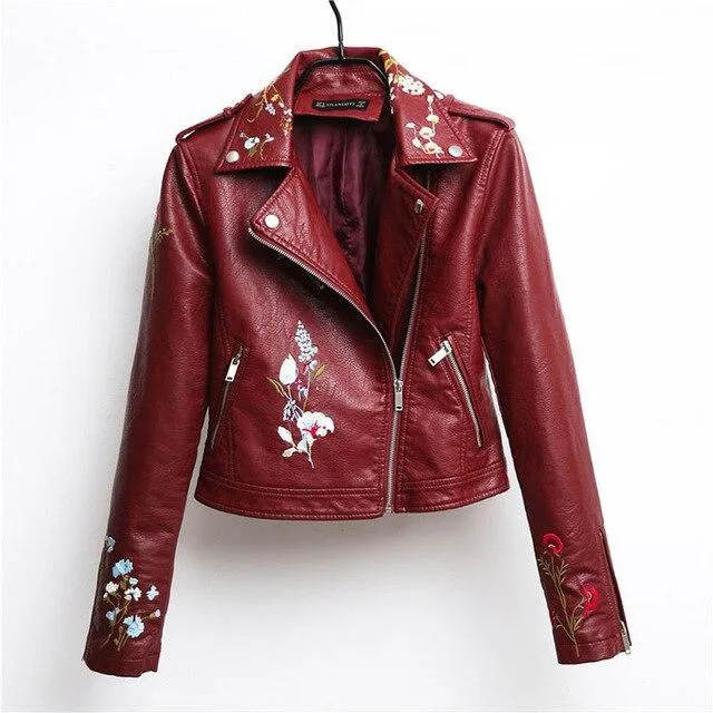 Wildflower Leather Jacket