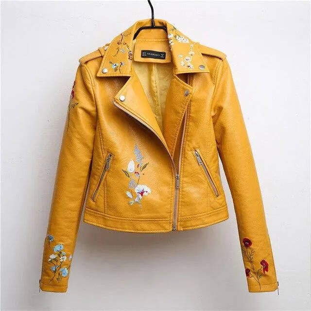 Wildflower Leather Jacket