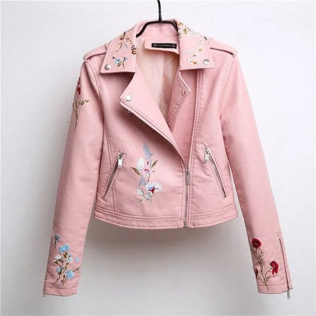 Wildflower Leather Jacket